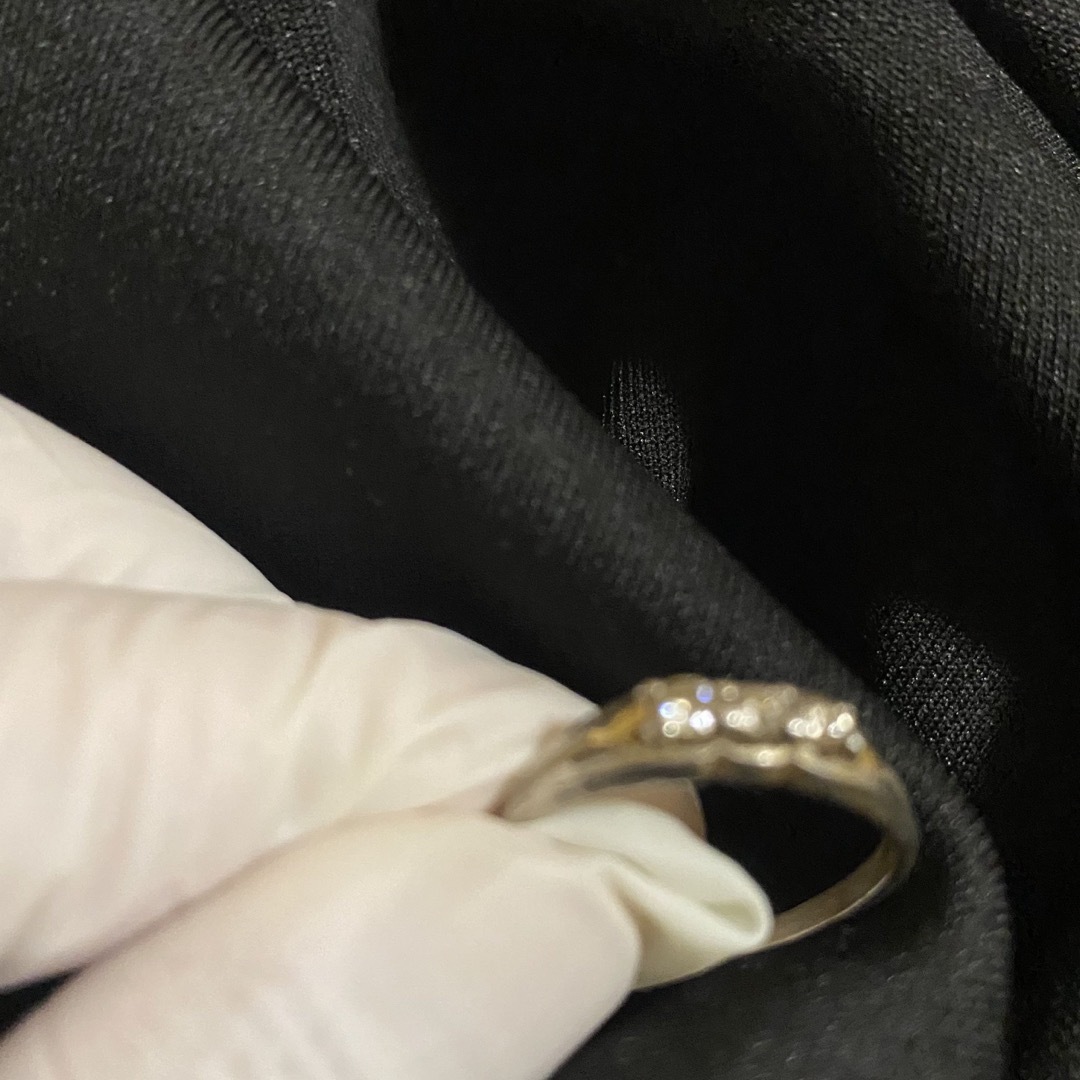 プラチナレディースプラチナゴールドダイアモンドK24リング・指輪14号 レディースのアクセサリー(リング(指輪))の商品写真