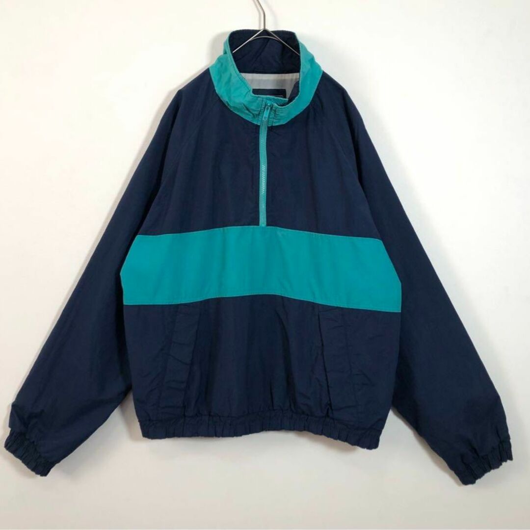 LANDS’END(ランズエンド)のLANDS' END ランズエンド　ハーフジップ　ナイロンジャケット メンズのジャケット/アウター(ナイロンジャケット)の商品写真