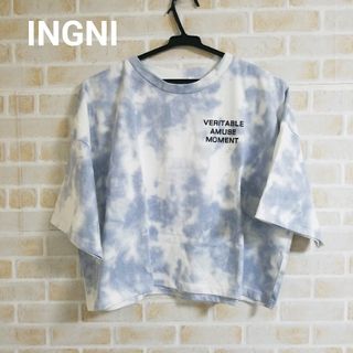 イング(INGNI)のINGNI タイダイショート丈Tシャツ(Tシャツ(半袖/袖なし))