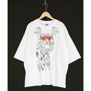 スカラー(ScoLar)のスカラー 141670 手描き風アニマルメルヘン柄Tシャツ(Tシャツ(半袖/袖なし))