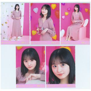 ノギザカフォーティーシックス(乃木坂46)の乃木坂46 遠藤さくら 生写真 バレンタイン 2021 5枚コンプ(アイドルグッズ)