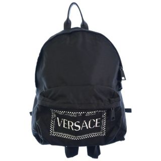 VERSACE ヴェルサーチ バックパック・リュック - 黒 【古着】【中古】