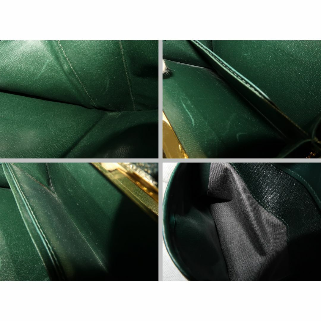 GIVENCHY(ジバンシィ)のジバンシー　がま口財布　スペイン製　緑色系　GIVENCHY 18681107 レディースのファッション小物(財布)の商品写真