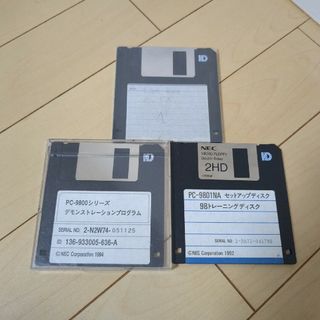 エヌイーシー(NEC)の激レア✨PC-98中古品3.5インチフロッピーディスク(PC周辺機器)