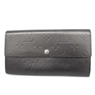 ルイヴィトン(LOUIS VUITTON)の★SALE 【4ge4196】ルイヴィトン 長財布/モノグラム・マット/ポルトフォイユサラ/M65142/グレー【中古】レディース(財布)