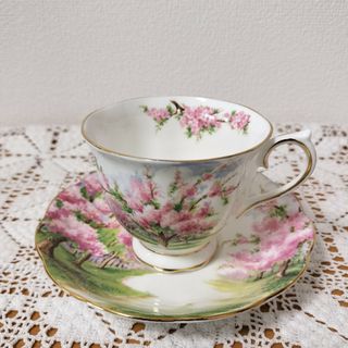 ROYAL ALBERT - ロイヤルアルバート ブロッサム タイム カップ&ソーサー  1客 美品 廃盤品