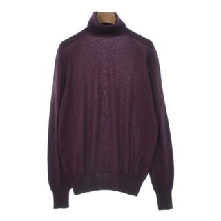 キトン(KITON)のKiton キトン ニット・セーター 50(XL位) エンジ 【古着】【中古】(ニット/セーター)