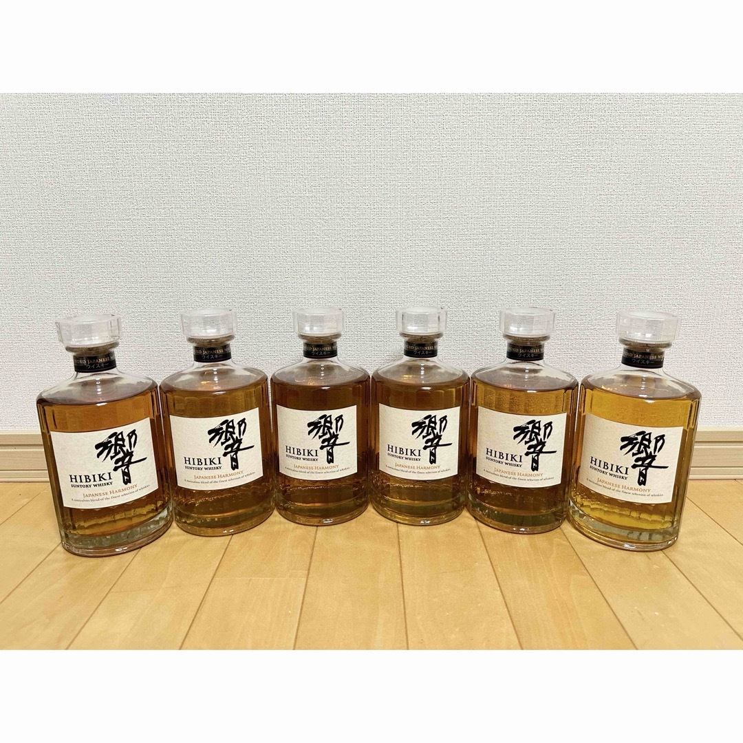 サントリー(サントリー)の限定価格 SUNTORY 響 JH ジャパニーズハーモニー 6本 新品未開栓 食品/飲料/酒の酒(ウイスキー)の商品写真