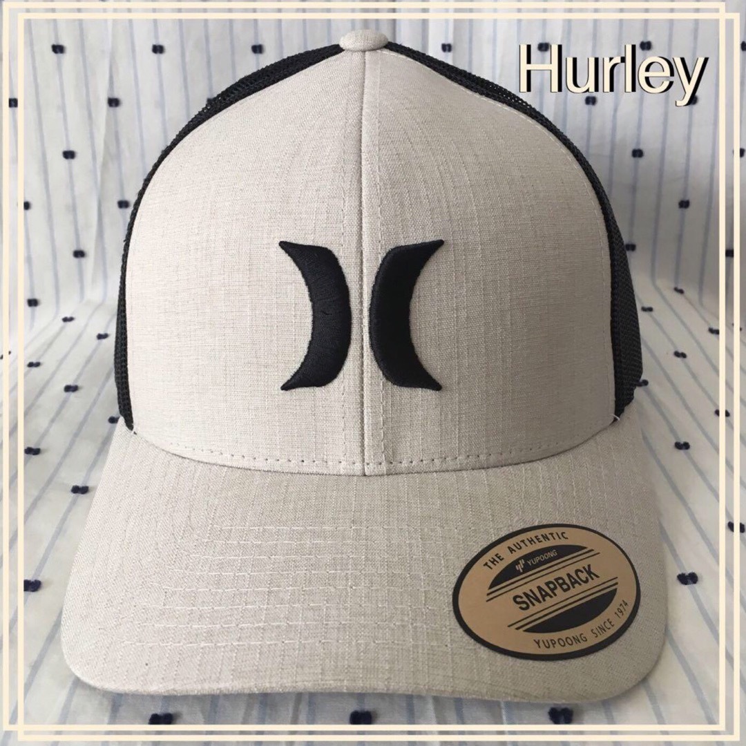 Hurley(ハーレー)のＨＵＲＬＥＹハーレー限定エンボス刺繍アイコンリップクロストラッカーキャップ帽子 スポーツ/アウトドアのスポーツ/アウトドア その他(サーフィン)の商品写真