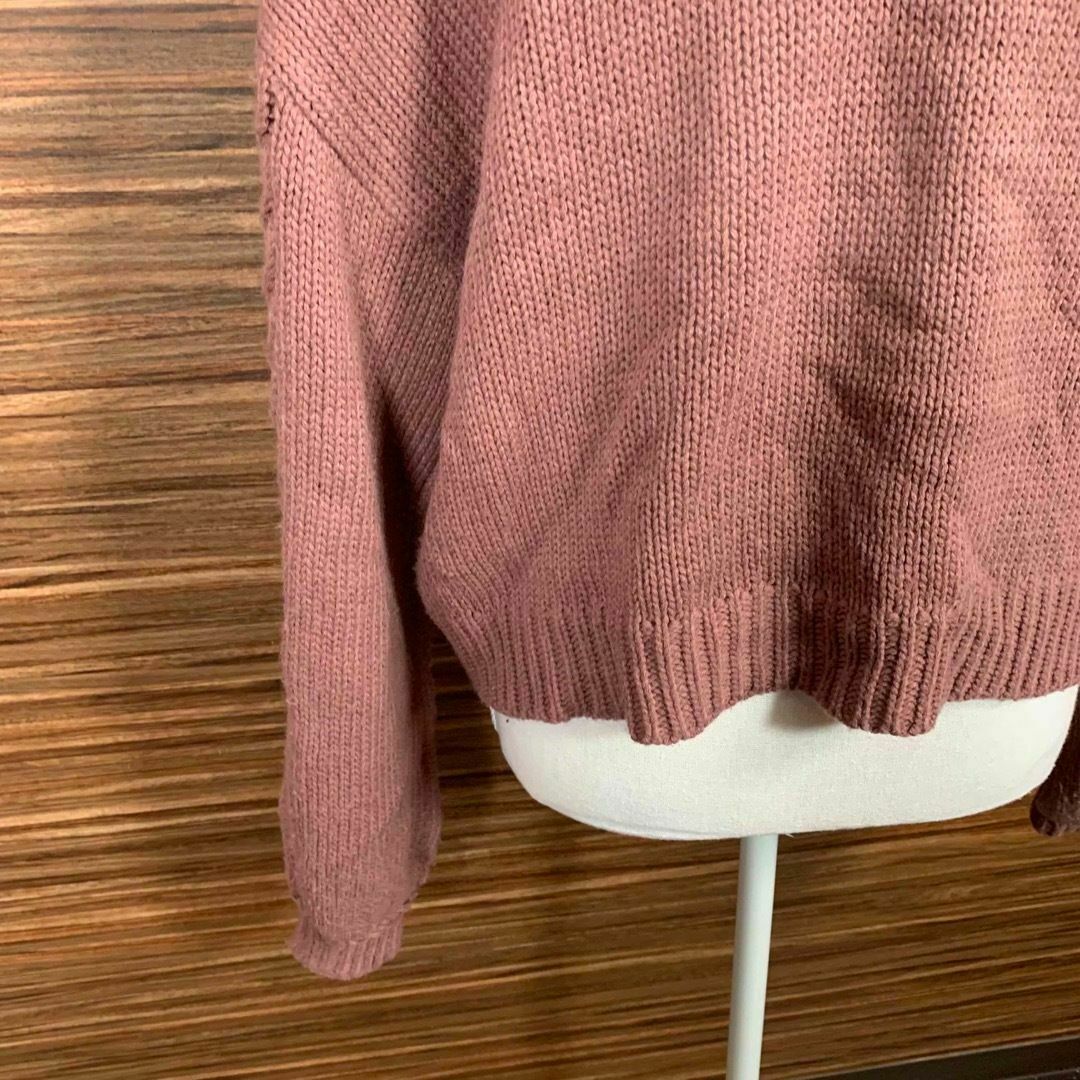 OLIVEdesOLIVE(オリーブデオリーブ)のオリーブデオリーブ ニット セーター フリーサイズ 紫 パープル 長袖 レディースのトップス(ニット/セーター)の商品写真
