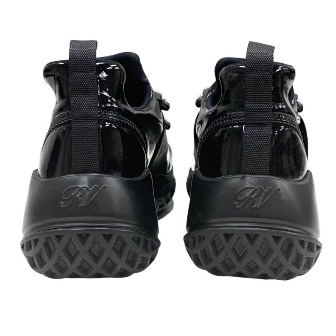 ROGER VIVIER(ロジェヴィヴィエ)のロジェヴィヴィエ Roger Vivier ヴィヴラン スニーカー 靴 シューズ ストラスバックル ビジュー パテント ブラック 黒 レディースの靴/シューズ(スニーカー)の商品写真