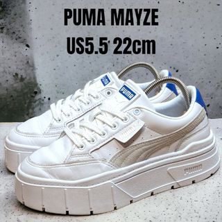 プーマ(PUMA)のPUMA MAYZE プーマ メイズ  22cm 厚底スニーカー ホワイト(スニーカー)