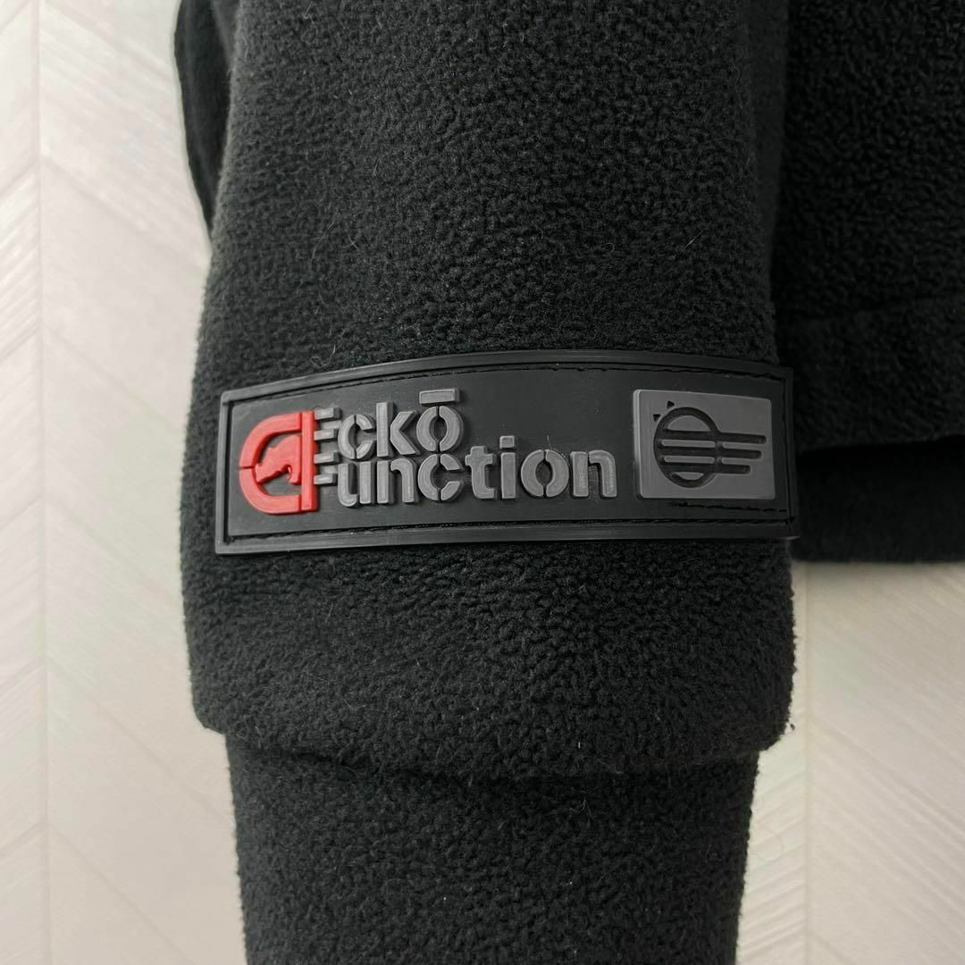 ECHO(エコー)のECKO エコー フリースジャケット 刺繍ロゴ入 フルジップ B系 HIPHOP メンズのジャケット/アウター(ブルゾン)の商品写真