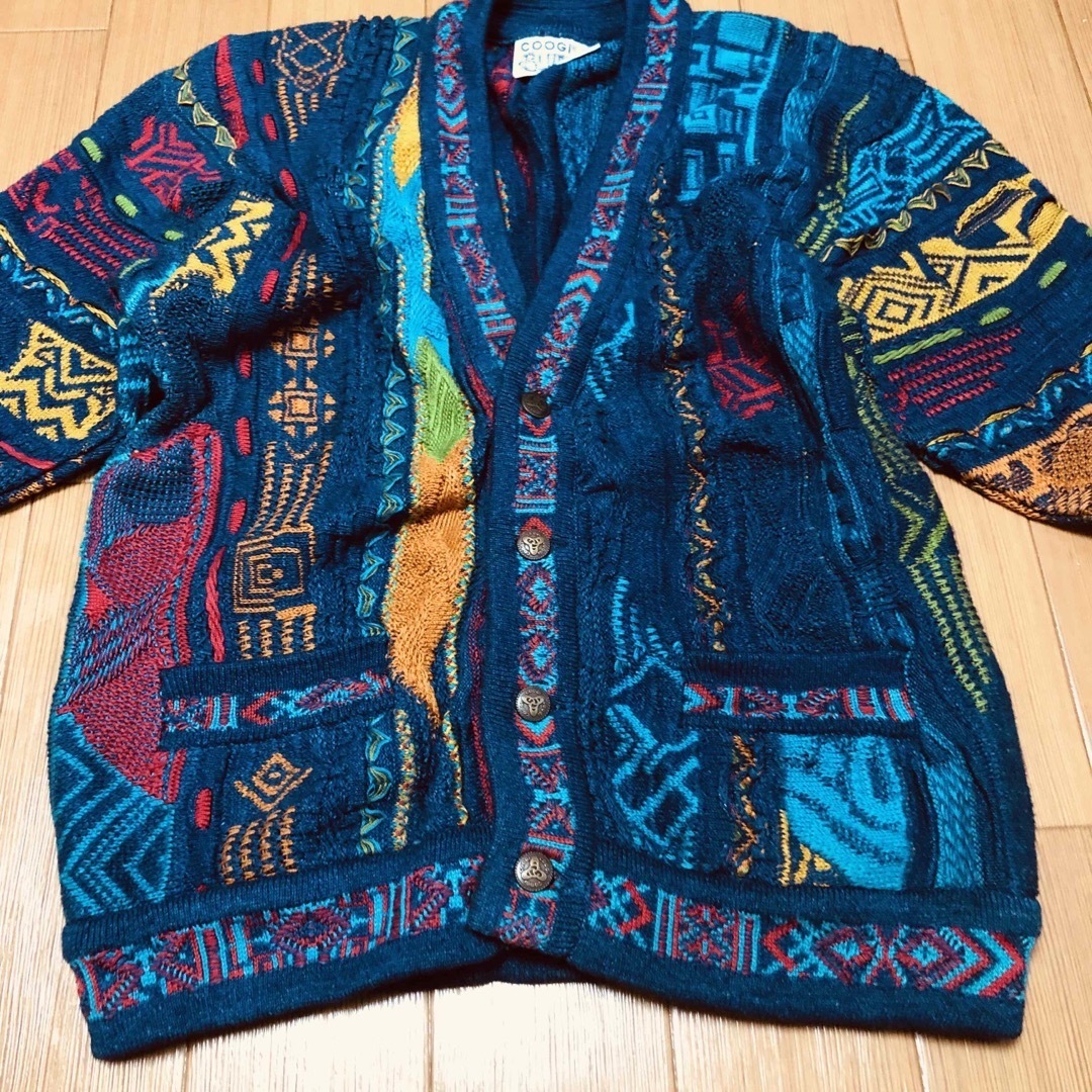 COOGI(クージー)のCOOGI クージー 3D ニットカーディガン メンズのトップス(カーディガン)の商品写真