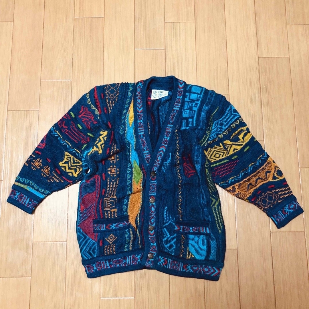 COOGI(クージー)のCOOGI クージー 3D ニットカーディガン メンズのトップス(カーディガン)の商品写真