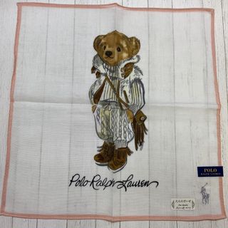 ポロラルフローレン(POLO RALPH LAUREN)の　ポロ　ラルフローレン　ポロベア　ガーゼハンカチ　未使用(ハンカチ)