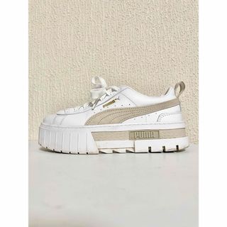 プーマ(PUMA)の【美品】PUMA 厚底スニーカー　メイズ　ウェッジラグジュアリー　23cm(スニーカー)