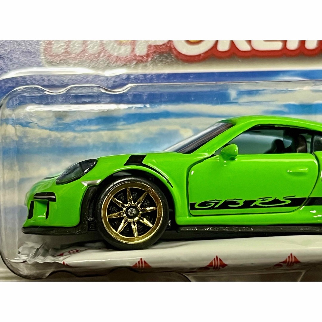 Porsche(ポルシェ)のマジョレット EV モデル コレクション ポルシェ 911 GT3RS グリーン エンタメ/ホビーのおもちゃ/ぬいぐるみ(ミニカー)の商品写真