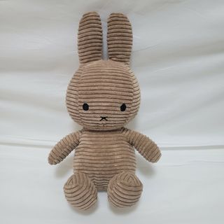 ミッフィー(miffy)のミッフィー　コーデュロイ　ぬいぐるみ　ブラウン(ぬいぐるみ)