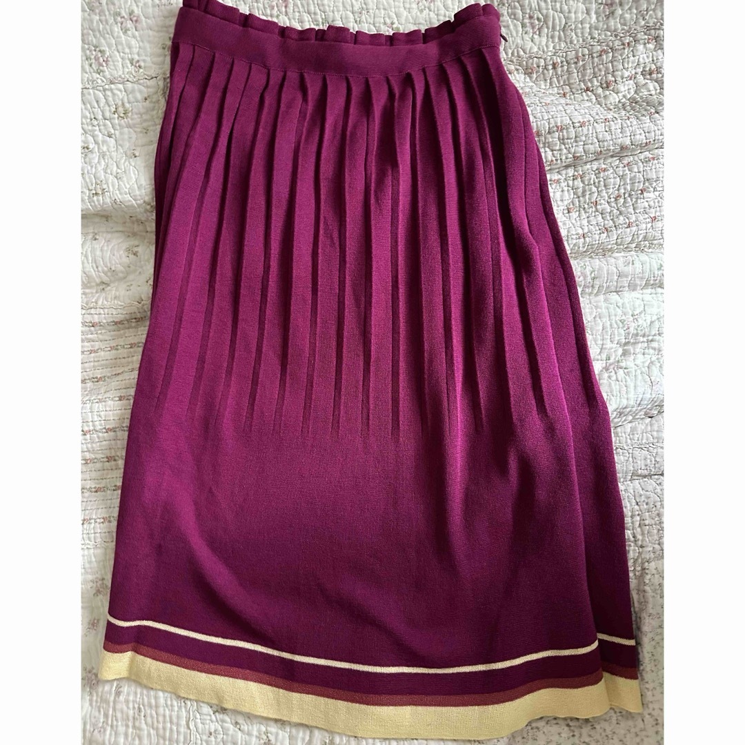 Lily Brown(リリーブラウン)のリリーブラウン　フリル　プリーツスカート レディースのスカート(ひざ丈スカート)の商品写真