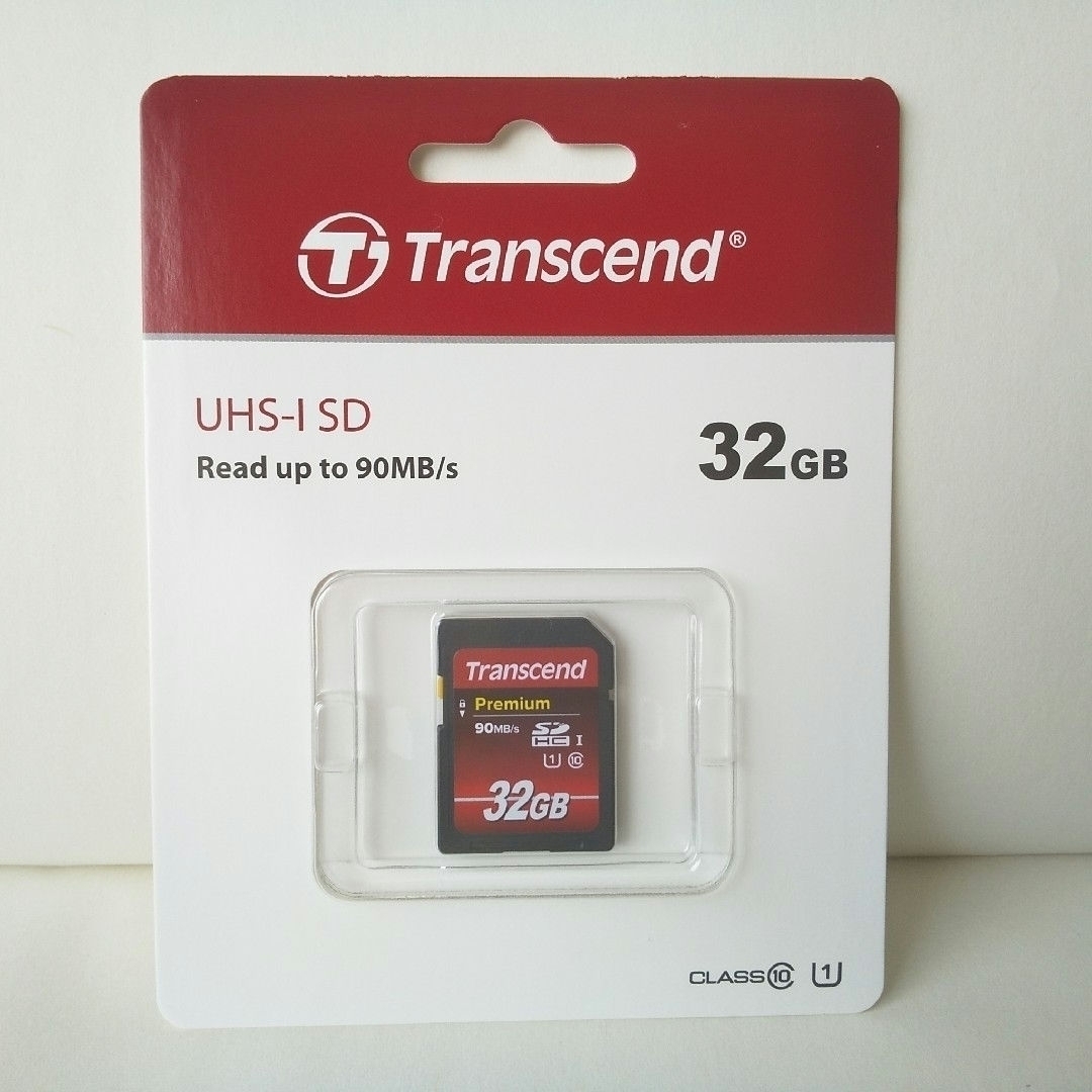 Transcend(トランセンド)の❲一枚売り❳Transcend 32GB SDHCメモリーカード スマホ/家電/カメラのカメラ(その他)の商品写真