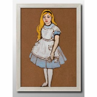 5242■A3アートポスター『不思議の国のアリス』絵画 イラスト マット(その他)