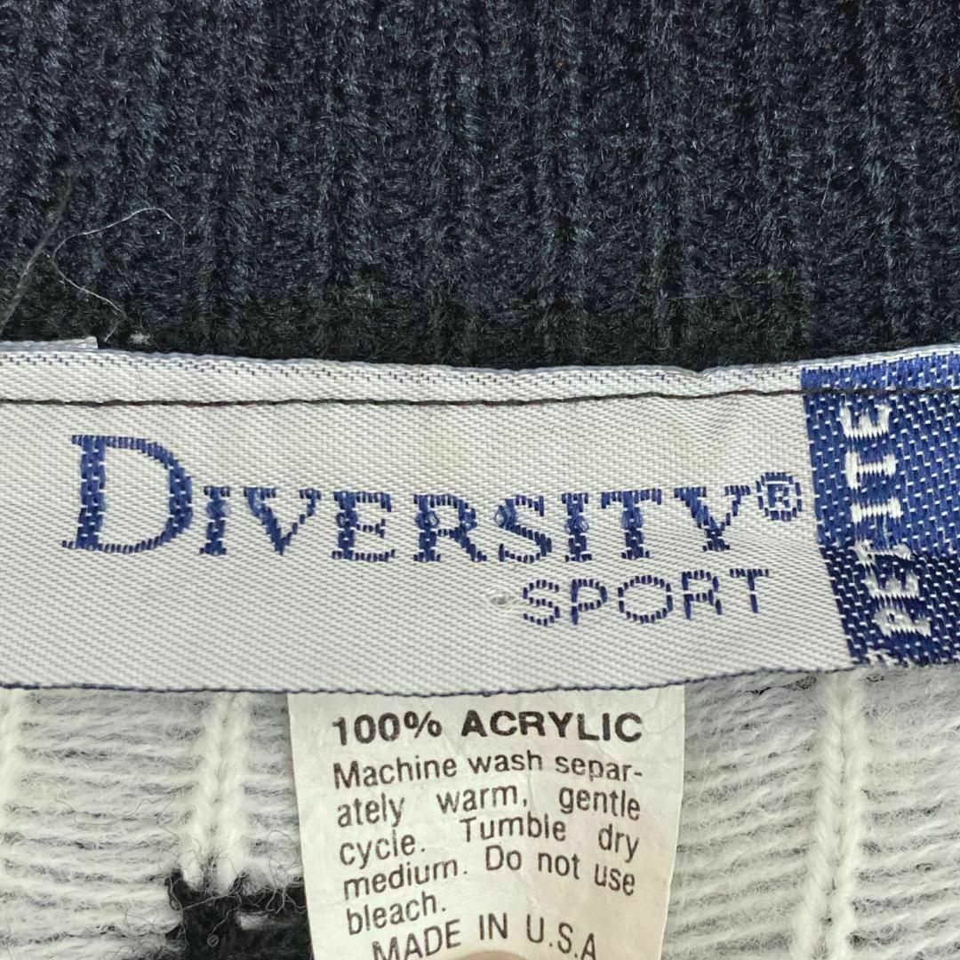 USA製 ニットカーディガン ドット 厚手 DIVERSITY b53① メンズのトップス(カーディガン)の商品写真