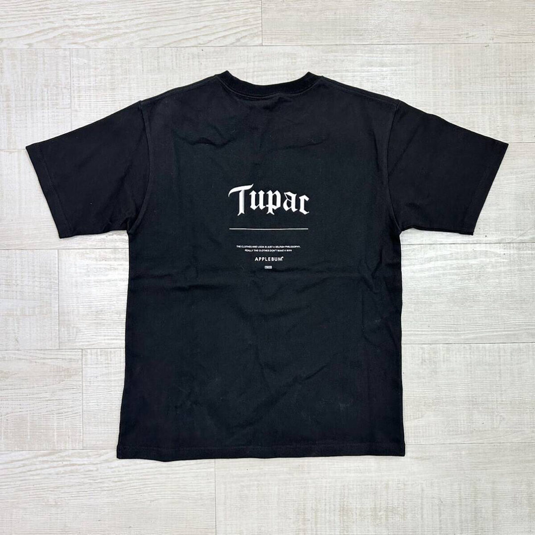 APPLEBUM(アップルバム)の名作 APPLEBUM 2PAC TEE Tシャツ ブラック サイズ S メンズのトップス(Tシャツ/カットソー(半袖/袖なし))の商品写真