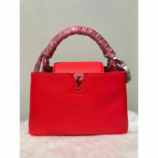 LOUIS VUITTON - LOUIS VUITTON ルイヴィトン カプシーヌBB レッド 新品同様