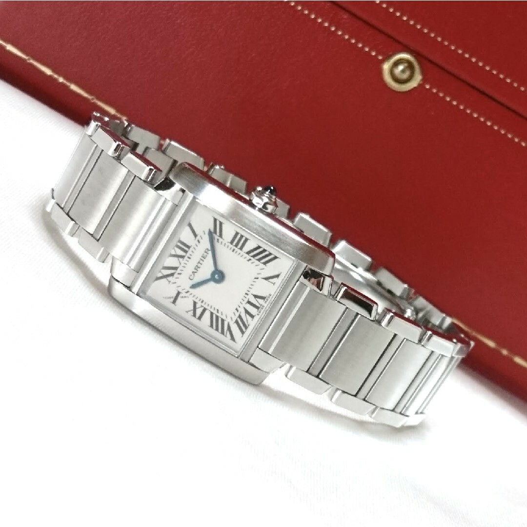 Cartier(カルティエ)の☆極美品☆ OH済 カルティエ タンクフランセーズ SM スティール / 腕時計 レディースのファッション小物(腕時計)の商品写真