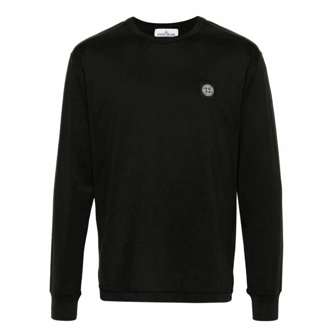 STONE ISLAND(ストーンアイランド)の送料無料 17 STONE ISLAND ストーンアイランド 801522713 A0029 ブラック Tシャツ カットソー 長袖 size XL メンズのトップス(Tシャツ/カットソー(七分/長袖))の商品写真