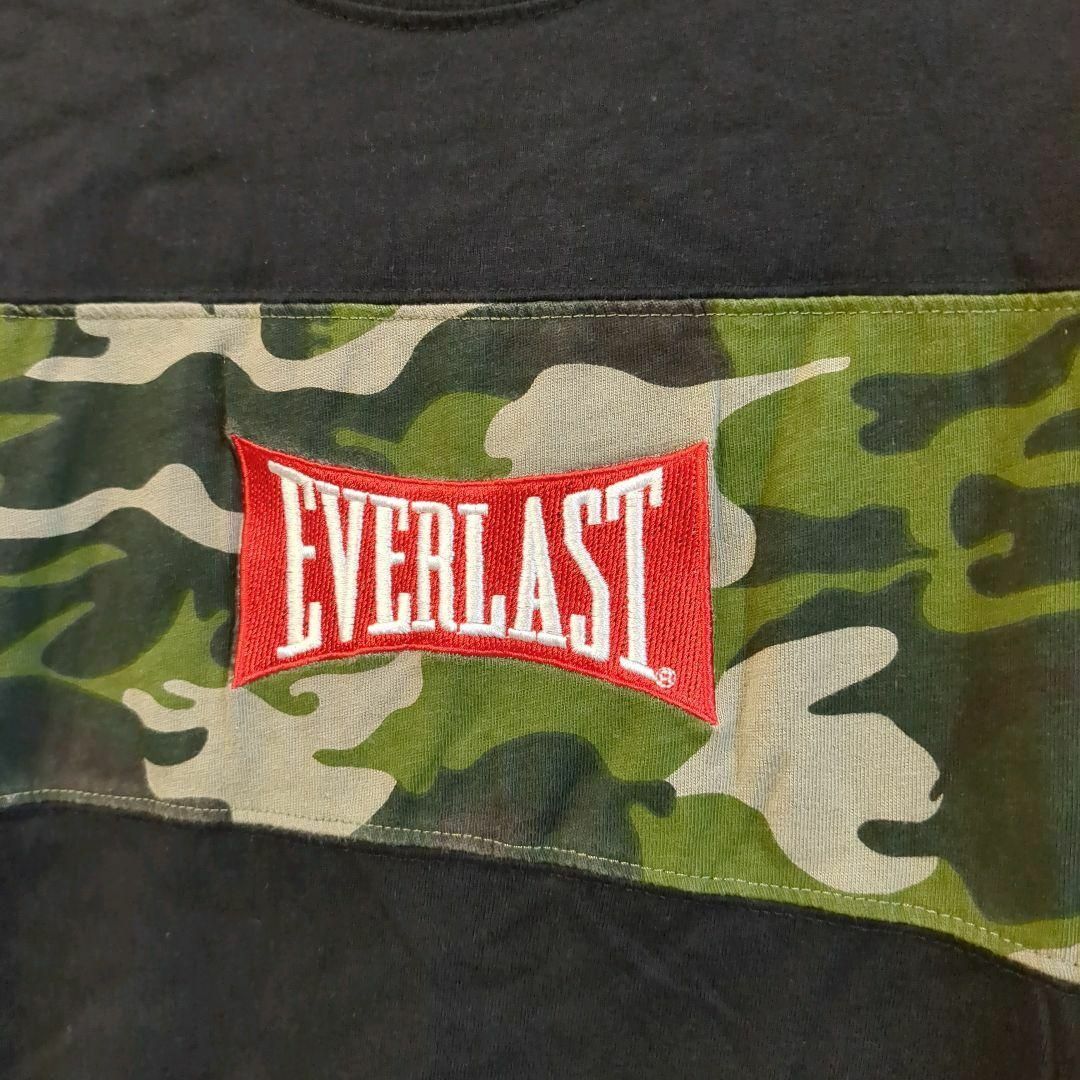 EVERLAST(エバーラスト)の【EVERLAST】半袖Tシャツ　ブラック　迷彩　150cm キッズ/ベビー/マタニティのキッズ服男の子用(90cm~)(Tシャツ/カットソー)の商品写真