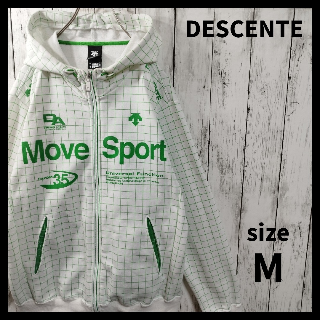 DESCENTE(デサント)の【DESCENTE】Big Logo Full Zip Hoodie　D682 メンズのトップス(パーカー)の商品写真