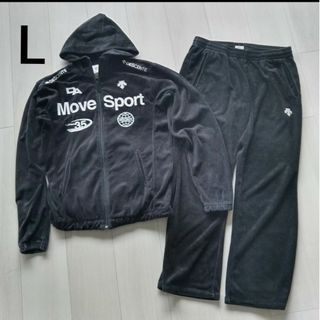 デサント(DESCENTE)のMOVESPORT DESCENTE ムーヴスポーツ ジップパーカー パンツ L(その他)