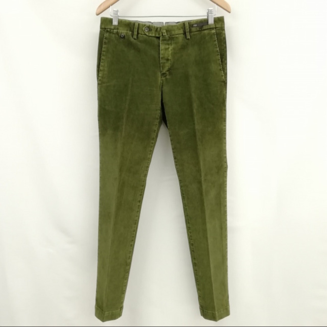 PT01(ピーティーゼロウーノ)のフィヨルド FJORD スキニー コーデュロイ パンツ 46 グリーン メンズのパンツ(その他)の商品写真