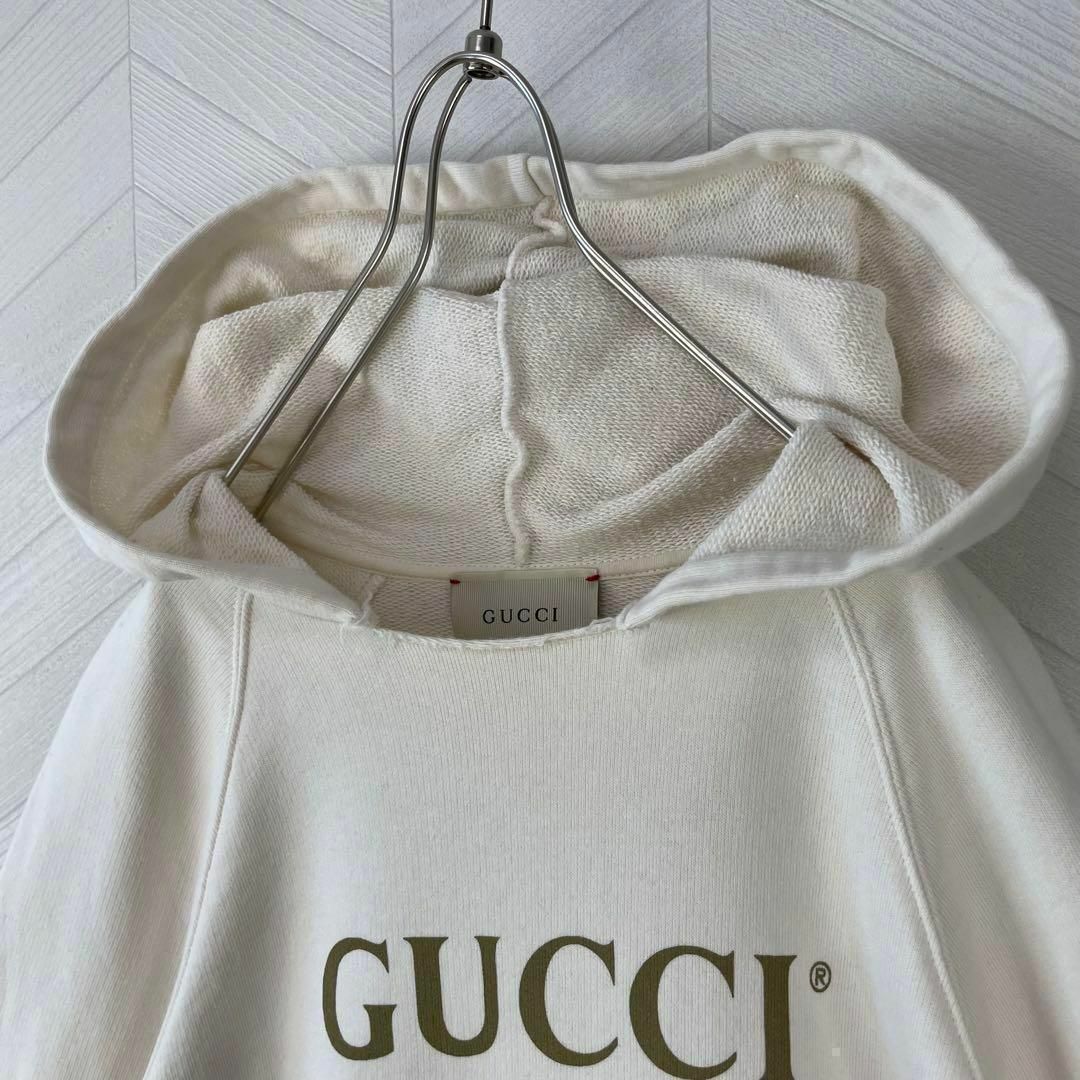 Gucci(グッチ)の美品 GUCCI パーカー ヴィンテージロゴ スウェット キッズ チルドレンズ キッズ/ベビー/マタニティのキッズ服女の子用(90cm~)(Tシャツ/カットソー)の商品写真