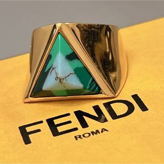 FENDI - FENDI リング 指輪 ゴールド 箱付き 高級ブランド 人気 刻印アクセサリー