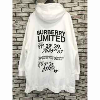 BURBERRY - バーバリー★HORSE FERRY ロゴプリントフーディー スウェットパーカー