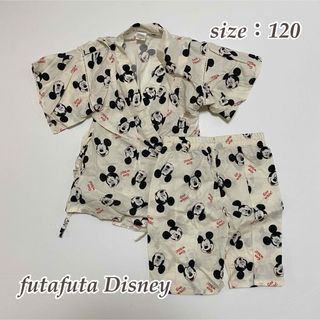 フタフタ(futafuta)の【futafuta】フタフタ Disney ミッキー総柄 甚平 上下セット120(甚平/浴衣)