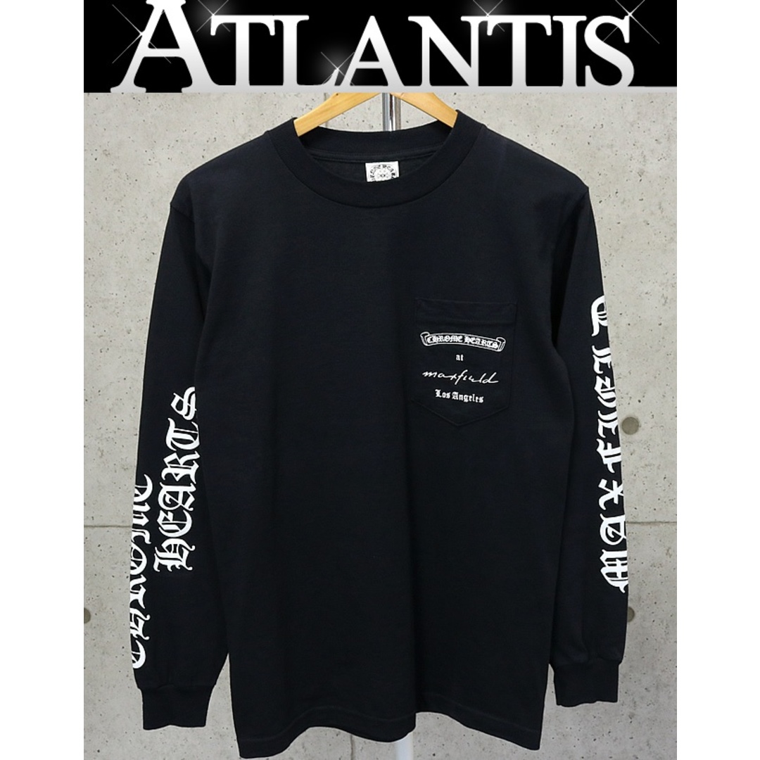 Chrome Hearts(クロムハーツ)のCHROME HEARTS 銀座店 クロムハーツ マックスフィールド LAリミテッド ダガープリント ロンT 長袖 size:S 黒 94521 メンズのトップス(Tシャツ/カットソー(七分/長袖))の商品写真