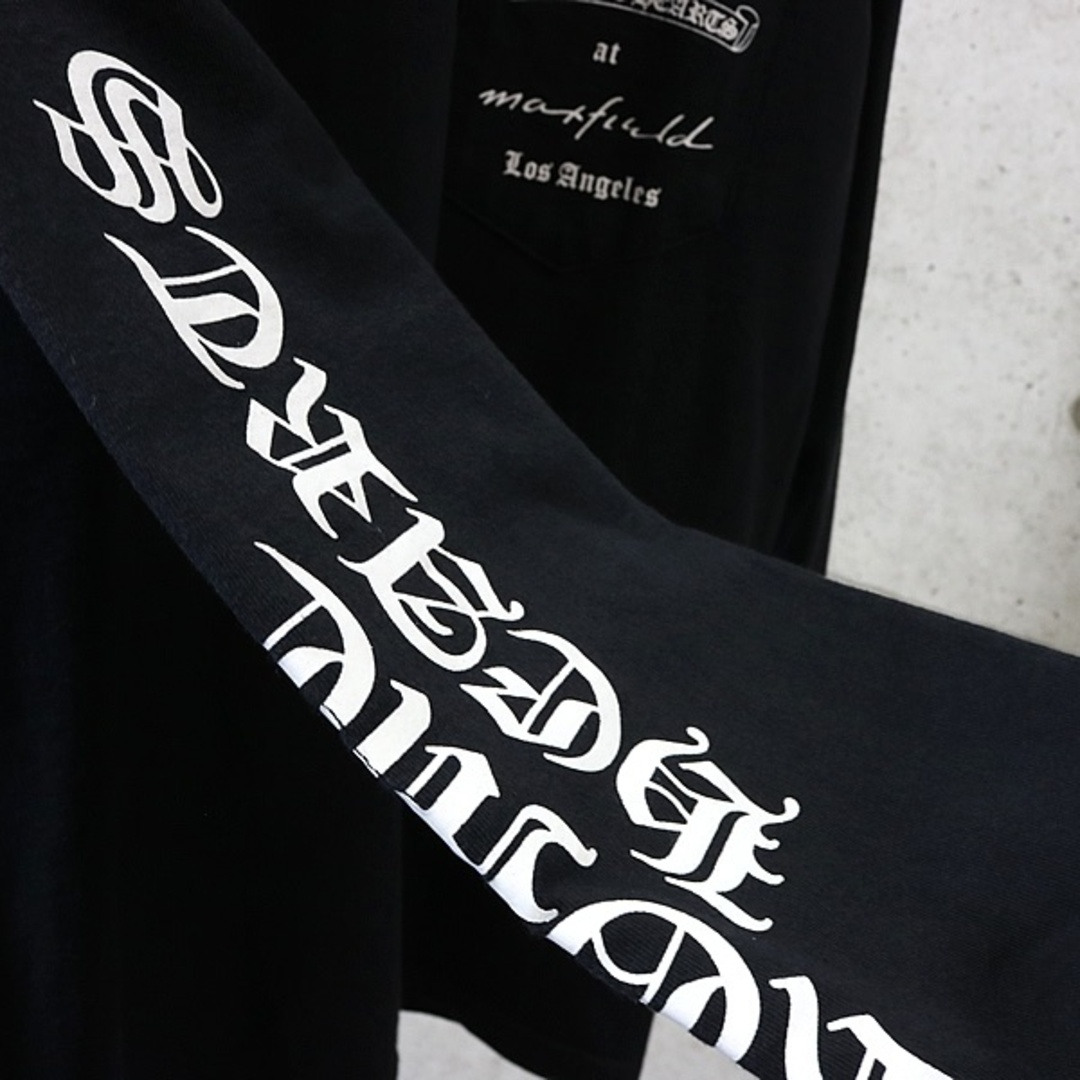 Chrome Hearts(クロムハーツ)のCHROME HEARTS 銀座店 クロムハーツ マックスフィールド LAリミテッド ダガープリント ロンT 長袖 size:S 黒 94521 メンズのトップス(Tシャツ/カットソー(七分/長袖))の商品写真