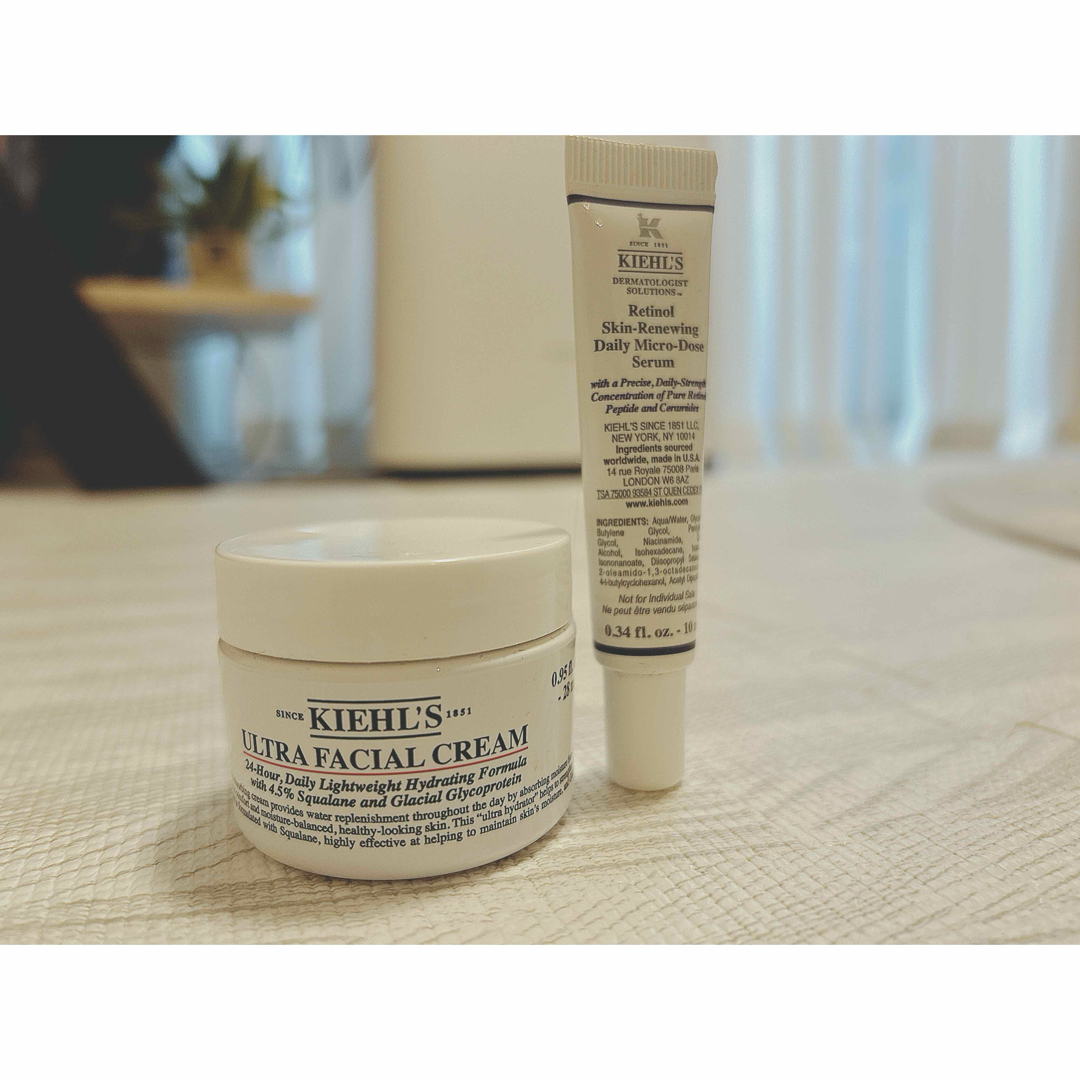 Kiehl's(キールズ)のKIEHLS キールズ　クリーム　UFC レチノールリニューイングセラムセット コスメ/美容のスキンケア/基礎化粧品(フェイスクリーム)の商品写真