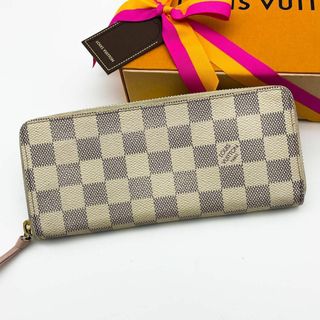 ルイヴィトン(LOUIS VUITTON)のルイヴィトン　ダミエアズール　クレマンス　ローズバレリーヌ　長財布(財布)