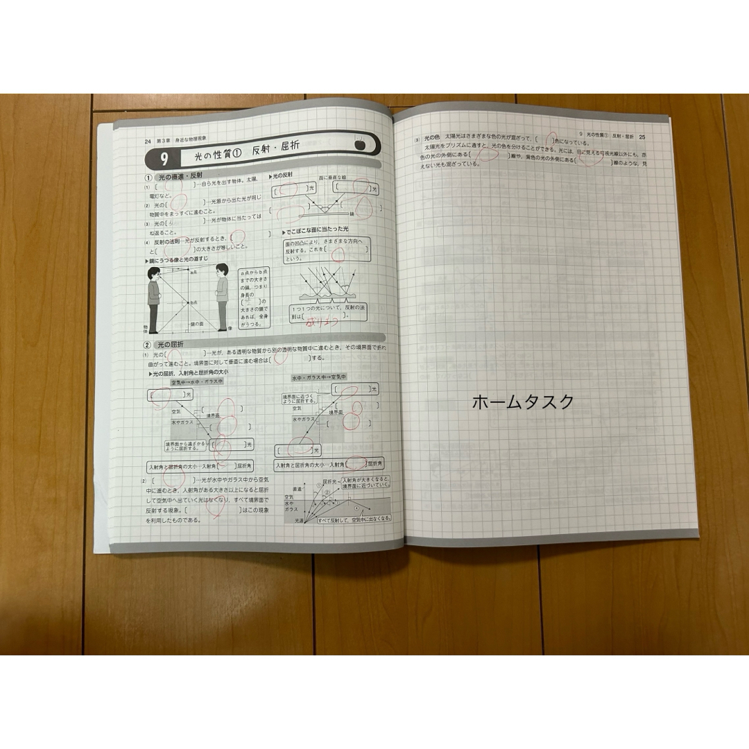 【中古】中1  理科　問題集　2冊セット　中学1年 エンタメ/ホビーの本(語学/参考書)の商品写真