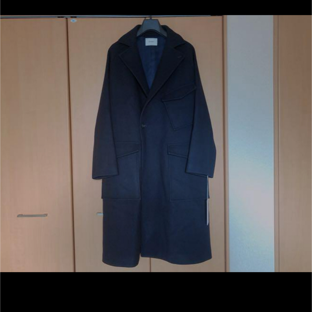 COMOLI(コモリ)のSOUMO | W2MC COAT TASMANIA MELTON メンズのジャケット/アウター(チェスターコート)の商品写真