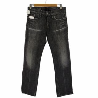 ゲス(GUESS)のGUESS JEANS(ゲスジーンズ) ブラックデニムパンツ メンズ パンツ(その他)