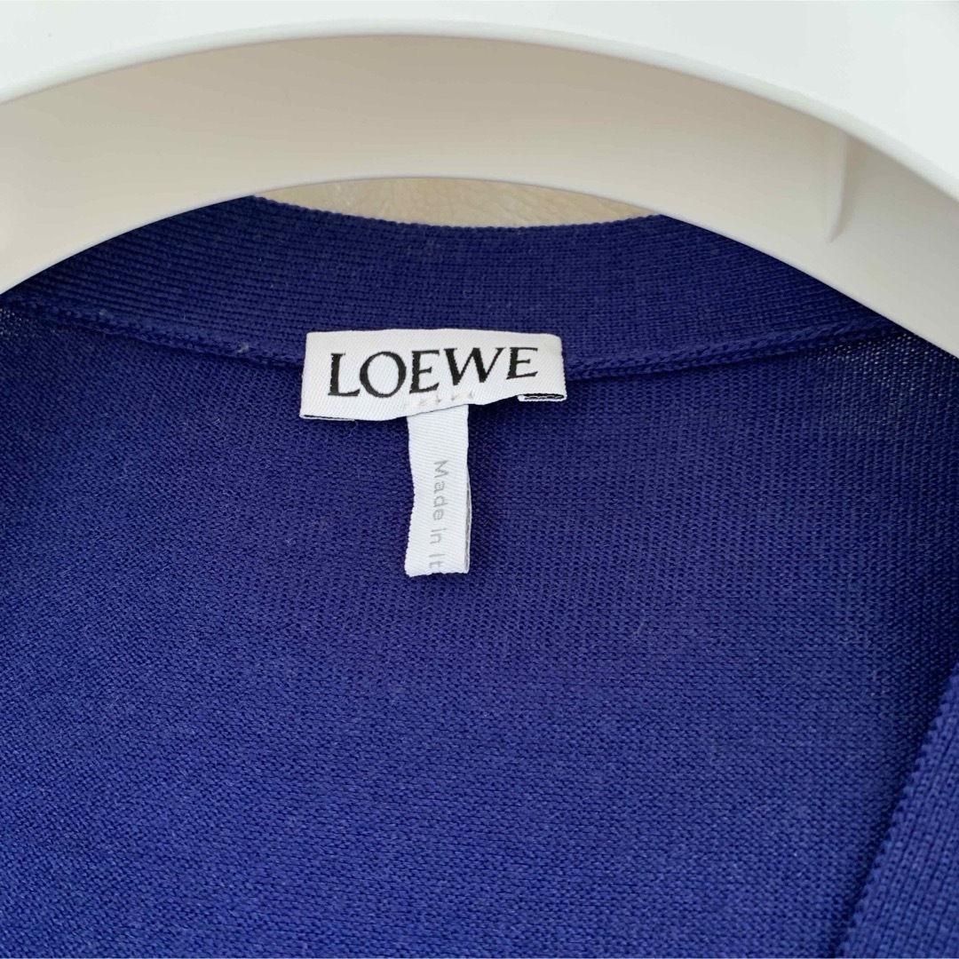 LOEWE(ロエベ)のご専用です　　ロエベ LOEWE   七分カーディガンネイビーブルーS レディースのトップス(ニット/セーター)の商品写真