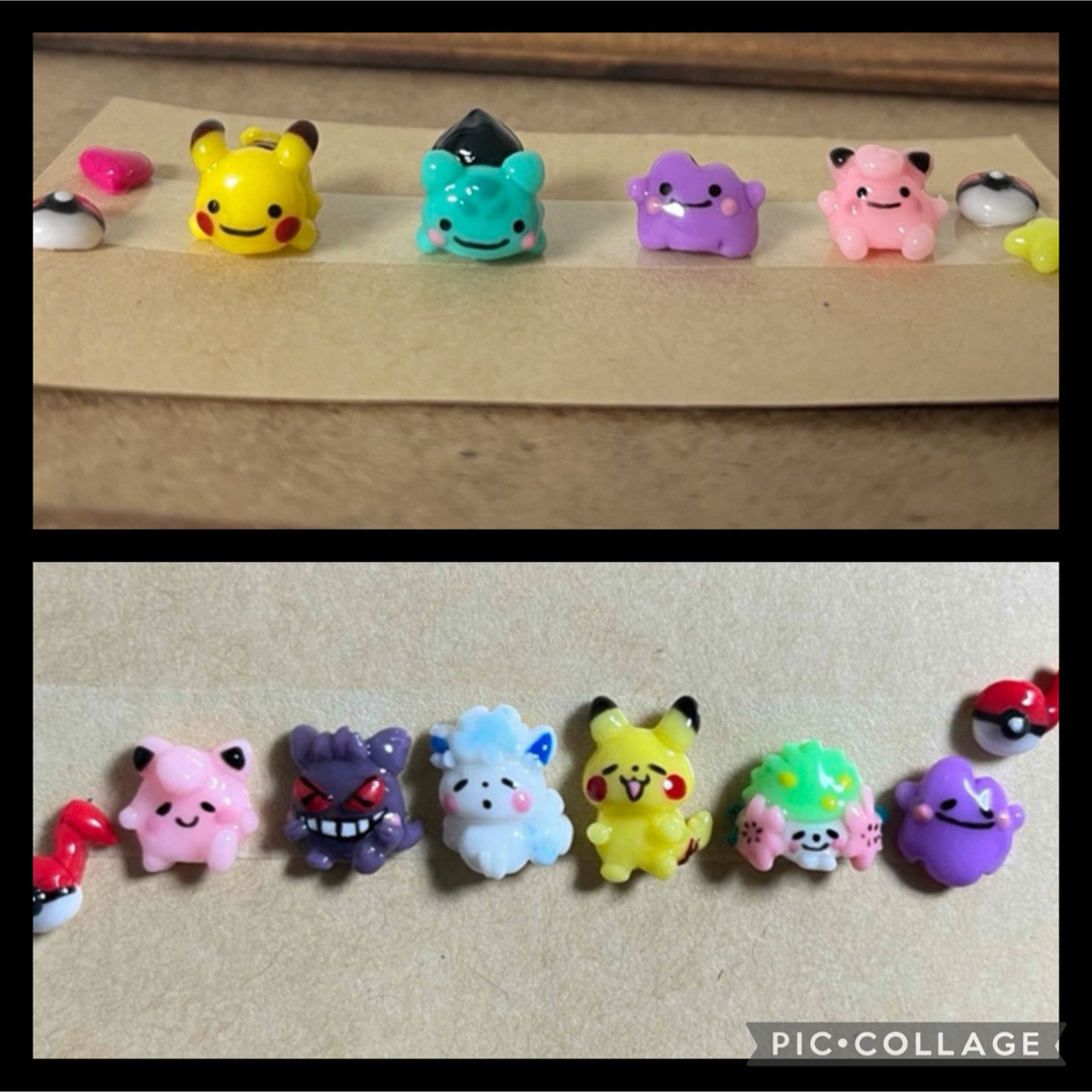 ポケモン(ポケモン)の3dネイルパーツ まとめ買い　【ゆるかわポケモン　寝そべりポケモン】 コスメ/美容のネイル(デコパーツ)の商品写真