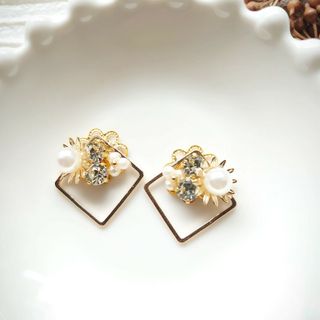 No.4164 ハンドメイドピアス★イヤリング(ピアス)