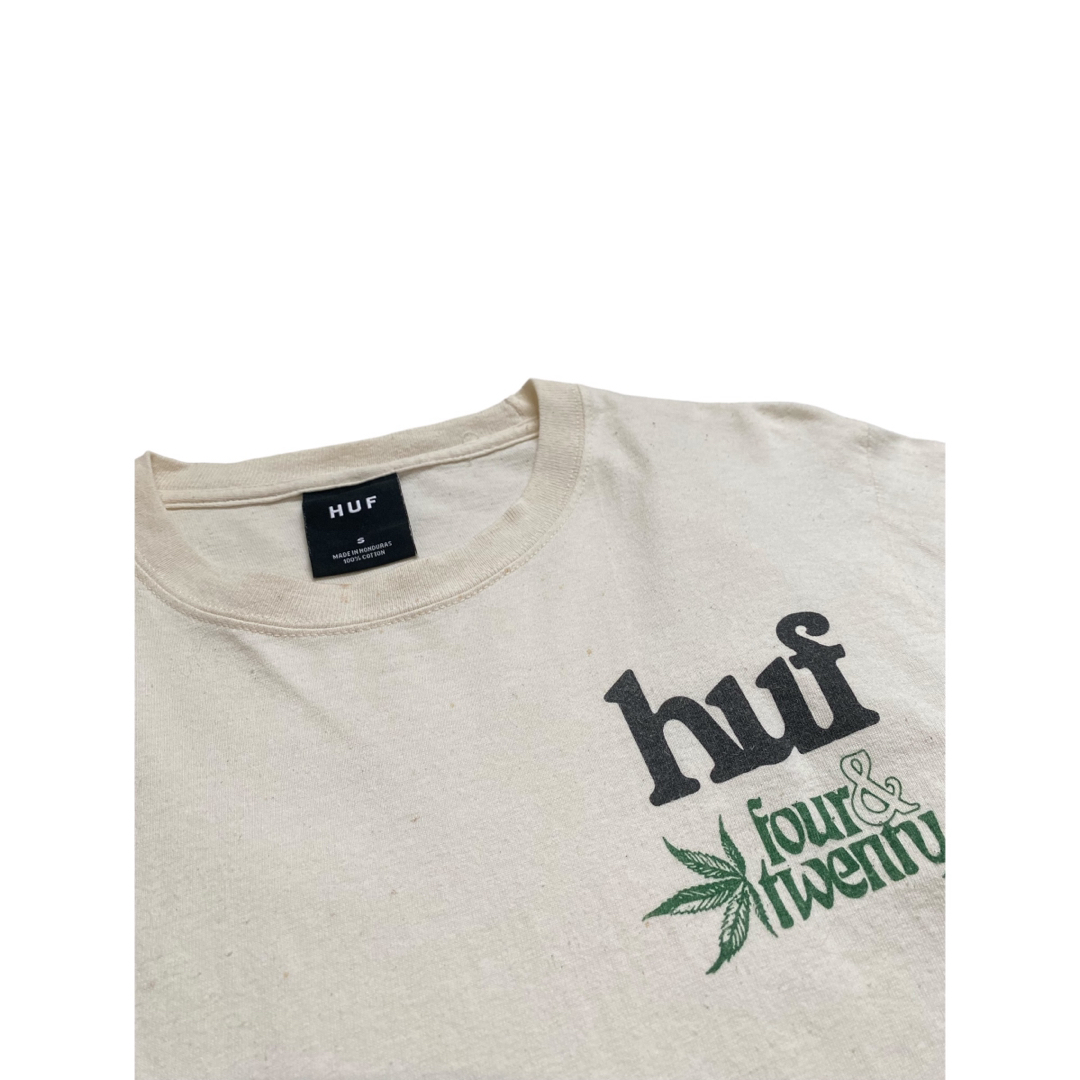 HUF(ハフ)のHUF ハフ マリファナ プリント ロンT 長袖 舐達麻 古着 ウィード S メンズのトップス(Tシャツ/カットソー(七分/長袖))の商品写真